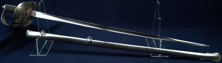 British 1905 Pattern Infantry Staff Sergeants Sword by Enfield, 1912 Rehilt and Conversion for George V 2